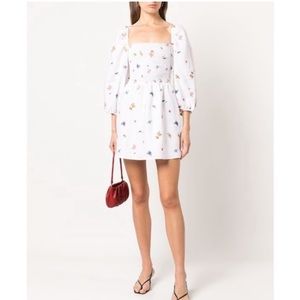 Reformation - Greyson Linen Butterfly Dress - NWT